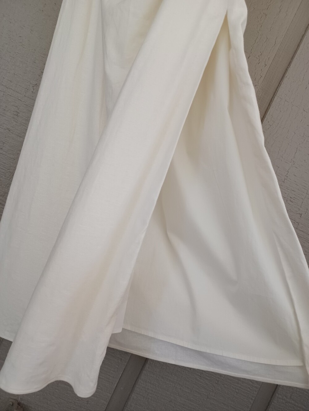 Maje Floral Appliqued Linen Blend Midi Dress Size 42 US 10 12 Feminine Cutout - Picture 4 of 16